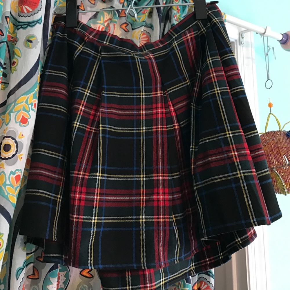 Plaid skirt