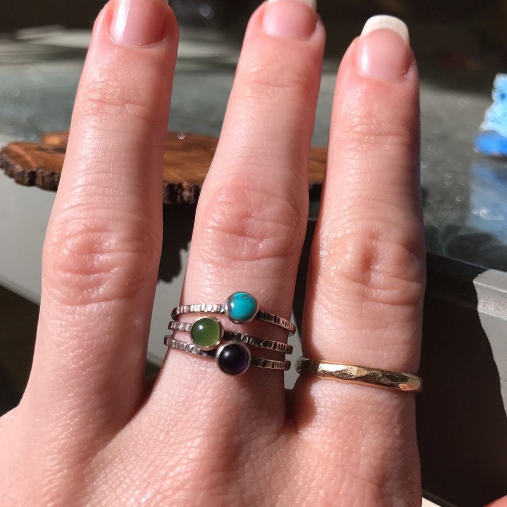 Stacking Rings Sterling Silver