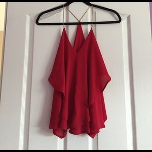 Red Party Top