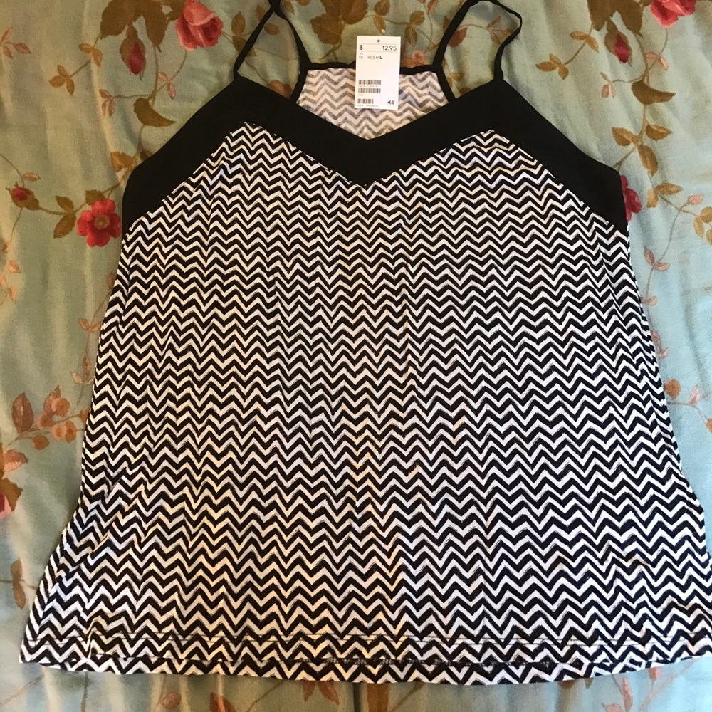 Black/white top- never worn with original tag!