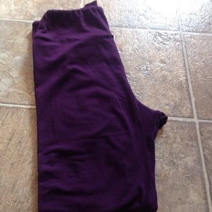Lularoe plum os leggings