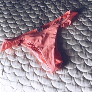 Pink Brazilian bikini bottoms