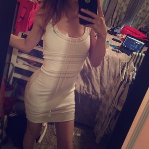 White Bebe dress