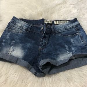 Charlotte Russe denim jean shorts
