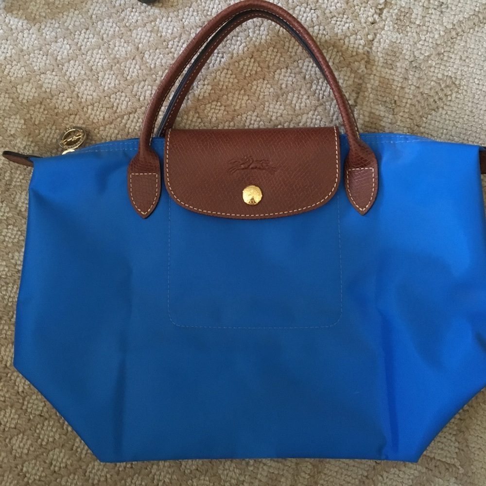 New Longchamp Paris authentic blue bag!!