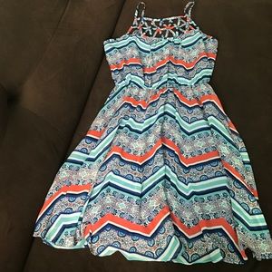 Short dress above the knee