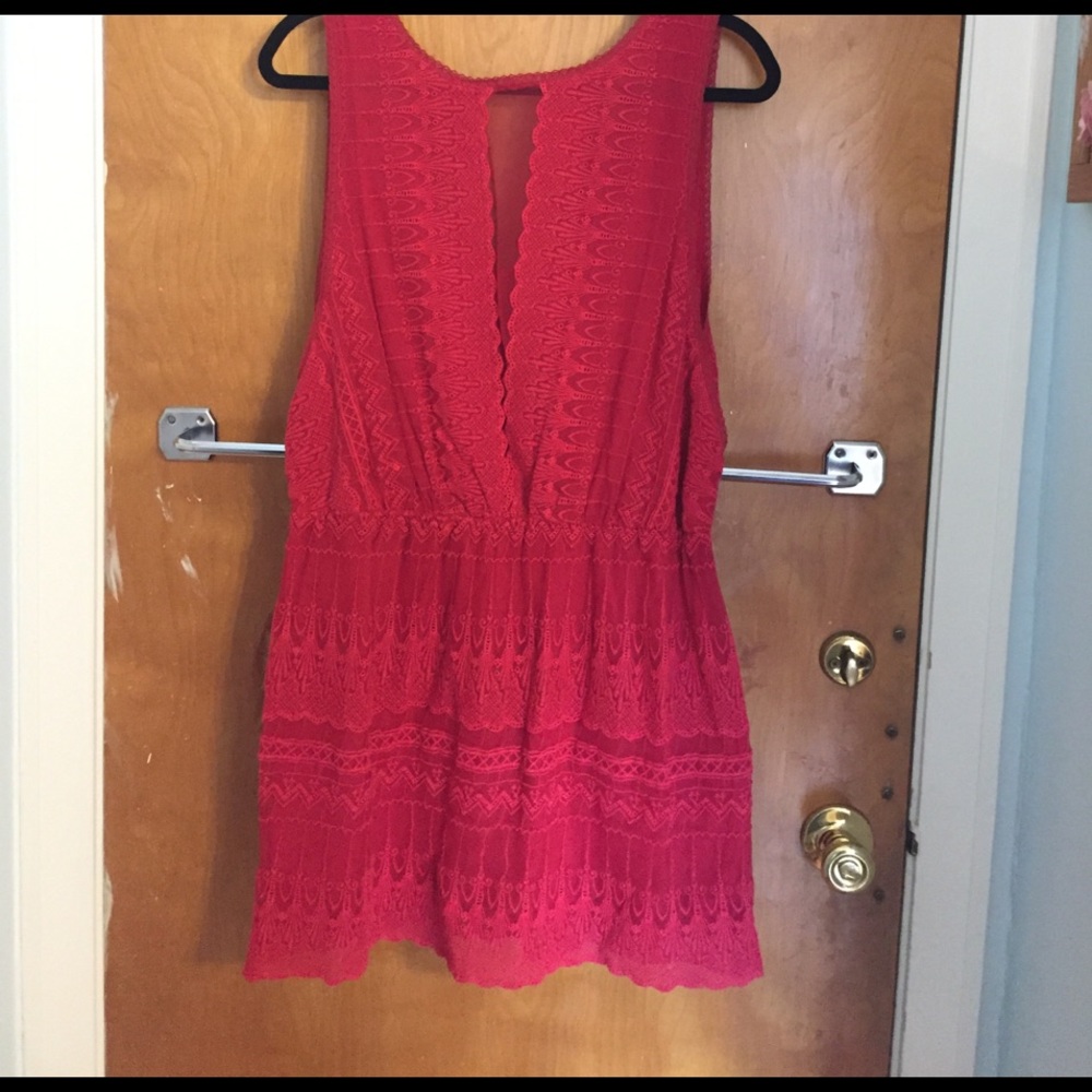 Free people red dress