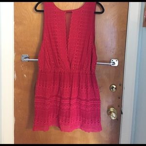 Free people red dress