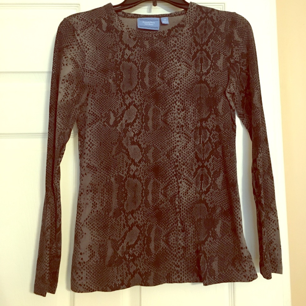 ‼️⬇️ Snakeskin Pattern Shirt