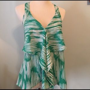 Ya LosAngeles green white strap back tank boutique