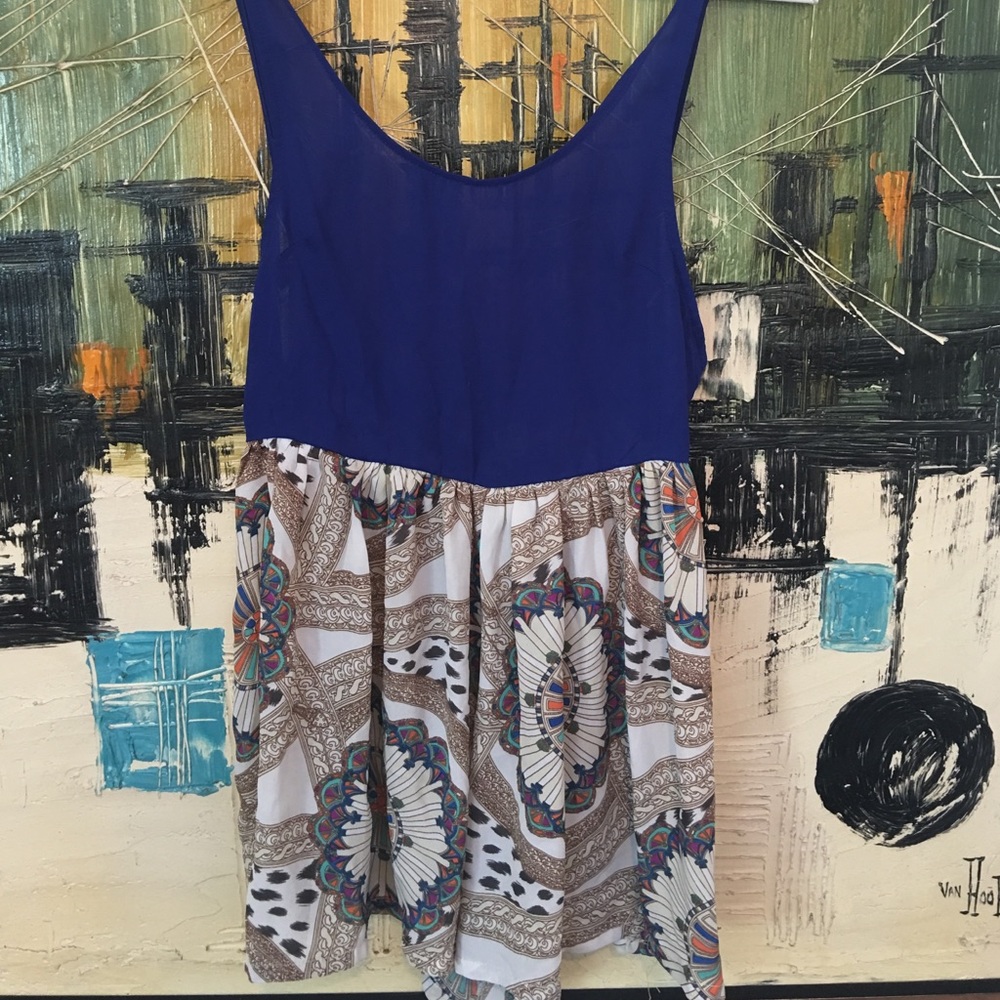 Lowback dress romper