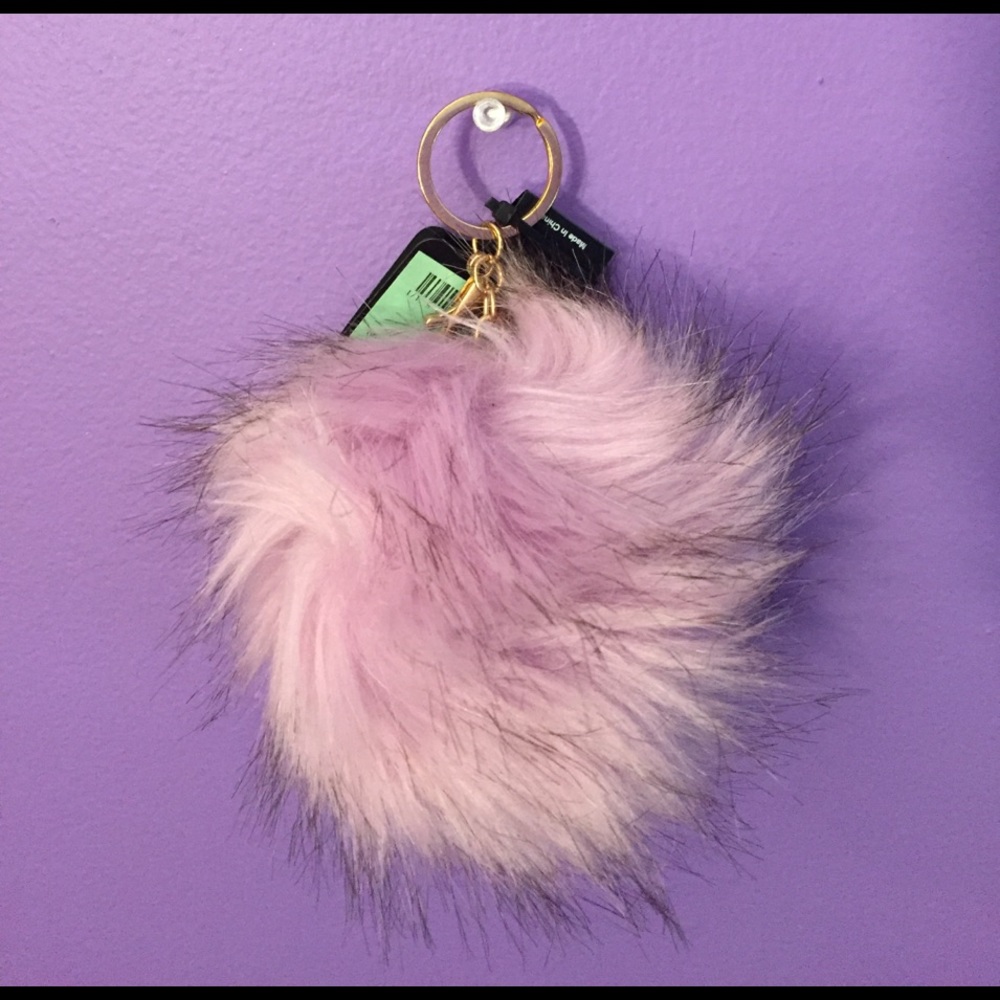 Pom Pom poof bag charm