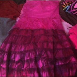Pink party dress