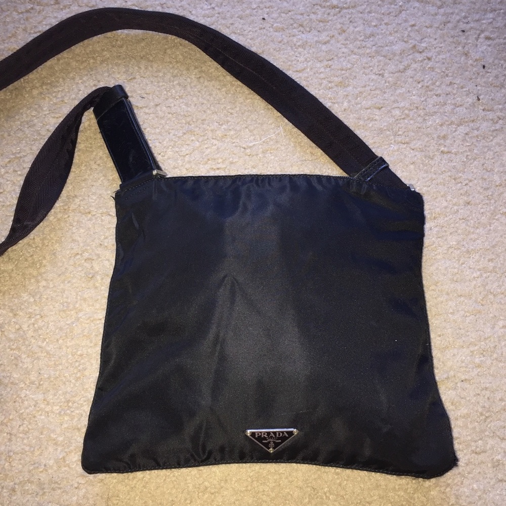 Authentic Prada Black Messenger/Crossbody
