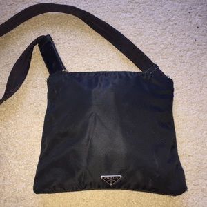 Authentic Prada Black Messenger/Crossbody
