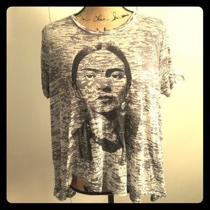 Frida Kahlo large flowy top