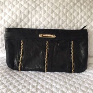 Michael Kors Black and Gold Clutch