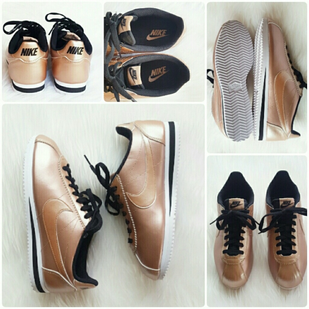 Nike Classic Cortez Bronze Sneakers - Picture 3 of 4