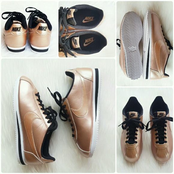 Nike Classic Cortez Bronze Sneakers - Picture 3 of 4