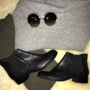 Sigerson Morrison Leather Chelsea Ankle Boots 7