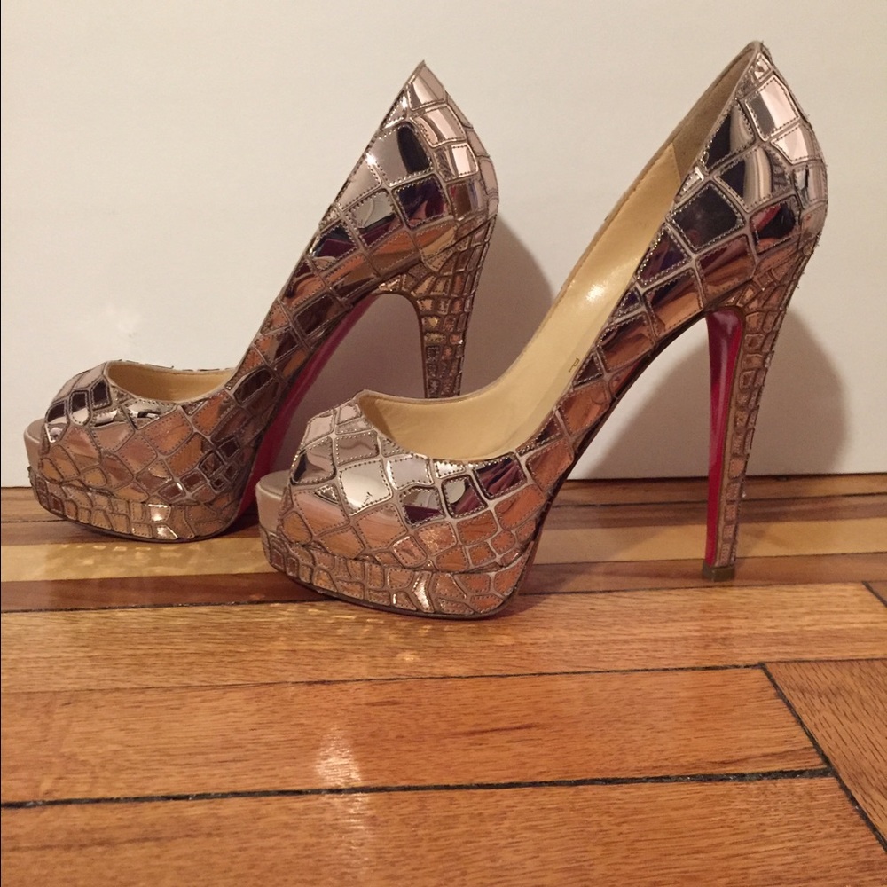 Christian Louboutin open-toe pumps