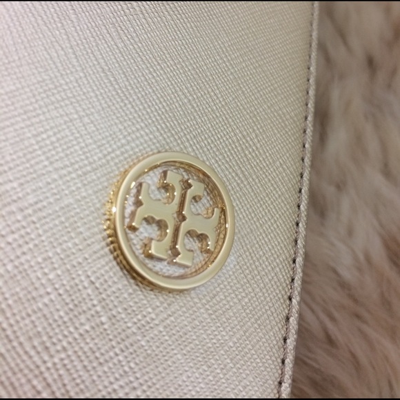 NEW Tory Burch Robinson Gold Saffiano Leather Mini Double-Zip Tote/Shoulder Bag - Picture 12 of 14