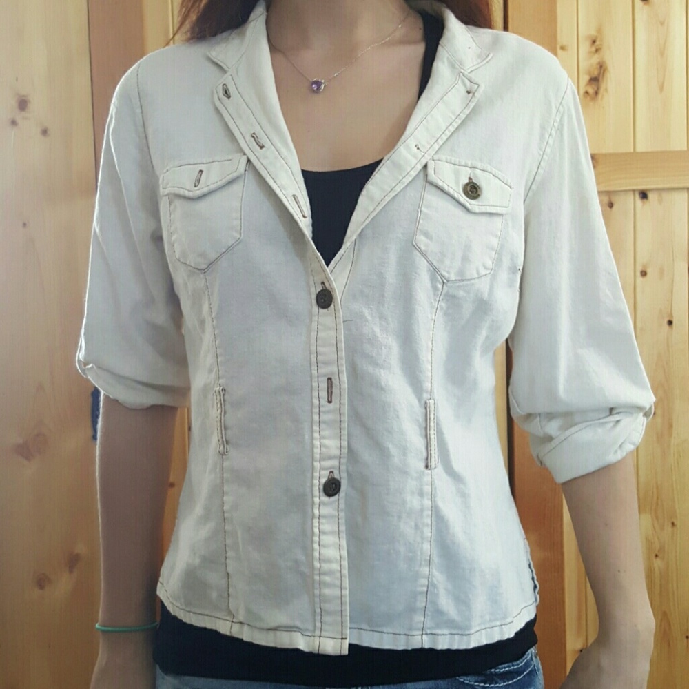 White button up