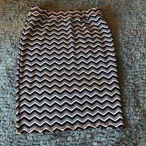 LuLaRoe chevron Cassie Skirt