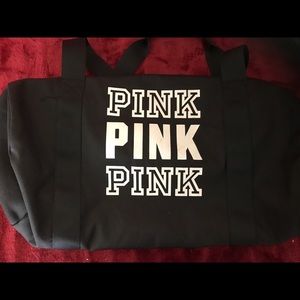 VS pink weekender tote