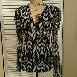 INC illusion Top, Fitted