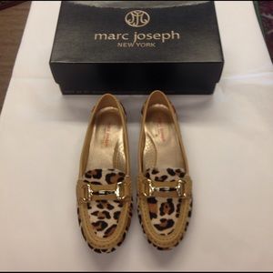 Marc Joseph leopard print loafers