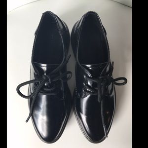 Women's Black Zara Brogues - NEW; Never worn