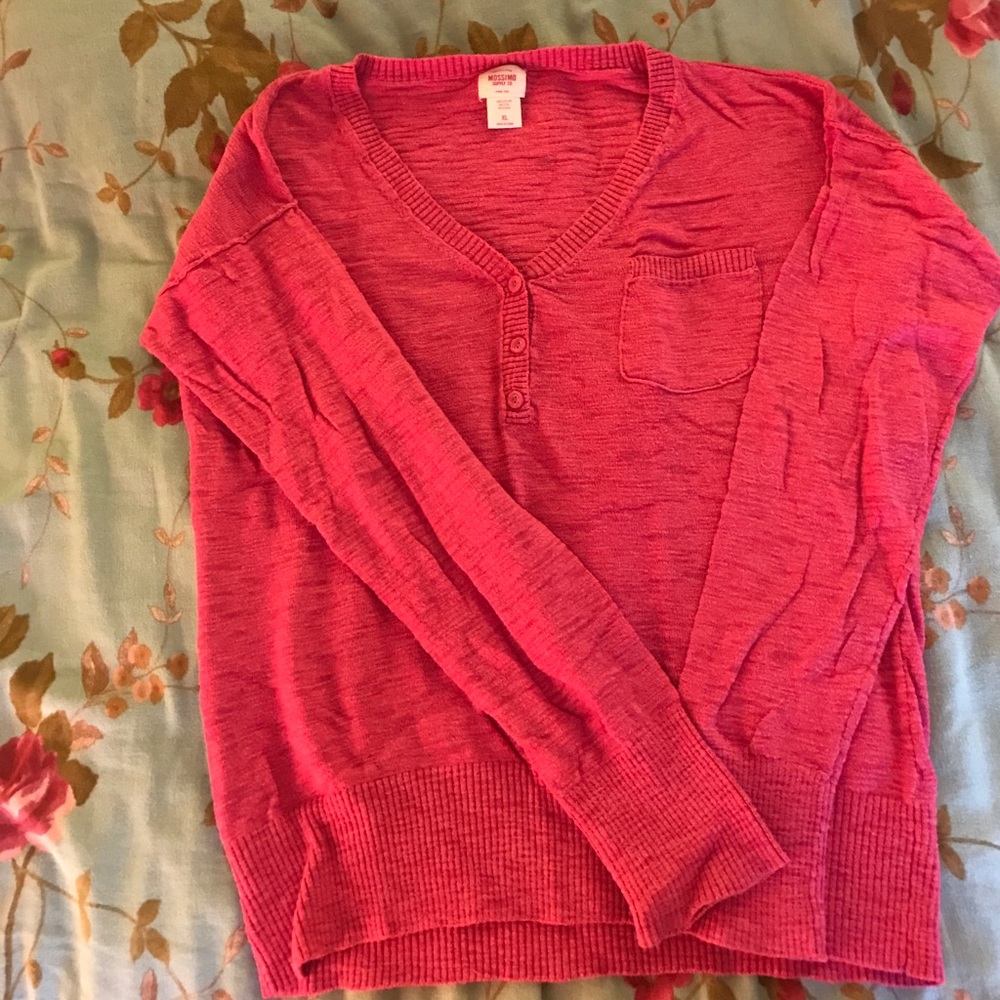 Cute pinkish-red cardigan