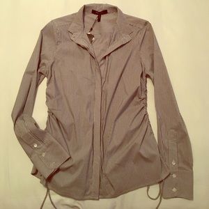 Striped Button Down Blouse