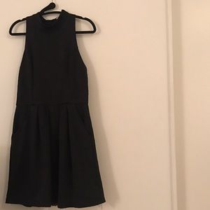 Black Urban Outfitters halter open back dress