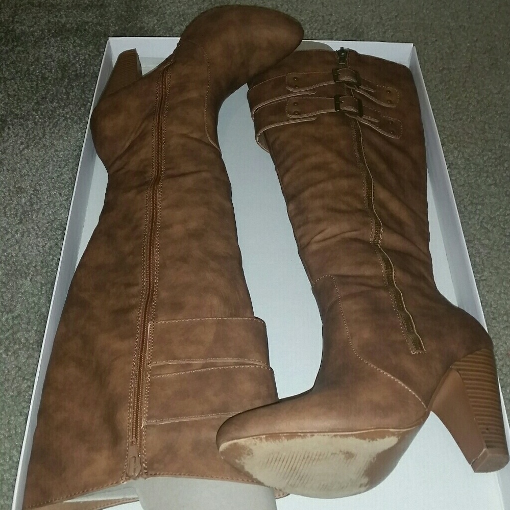 JustFab Evanora high heeled boots