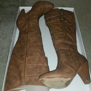 JustFab Evanora high heeled boots