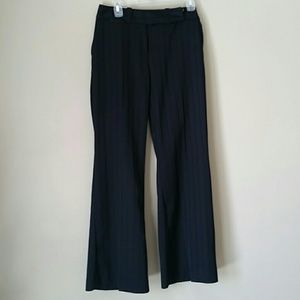 Black pin stripe dress pants