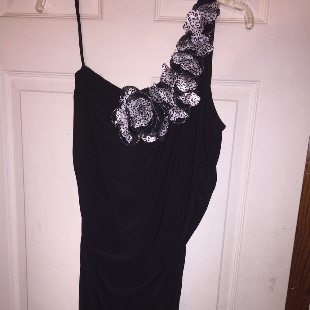 Mid Thigh Black Dress