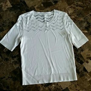 NWOT - New York and Company White Sweater - XS