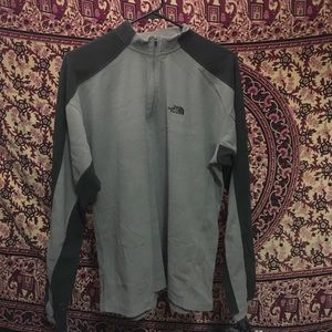 North Face Quarter Zip Fleece, Olive