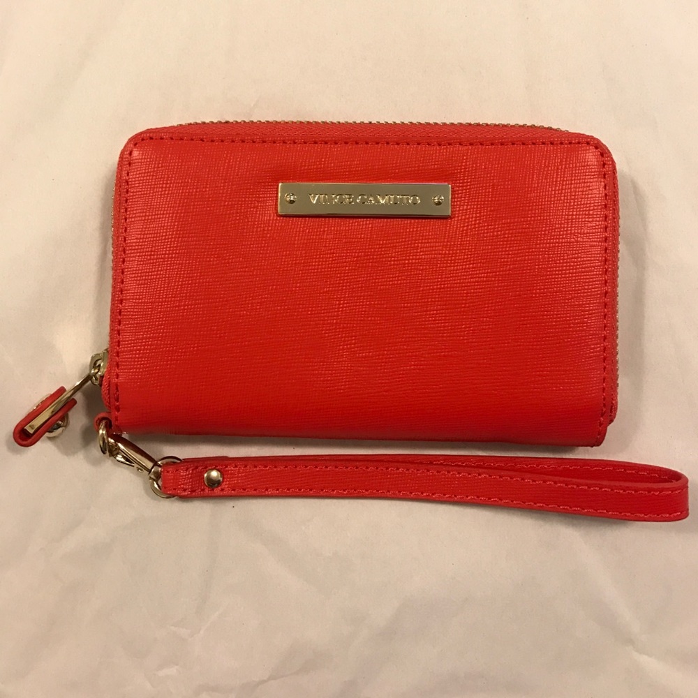 NEW Vince Camuto hot pink wristlet