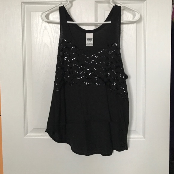Black and sequin tank - Picture 1 of 1