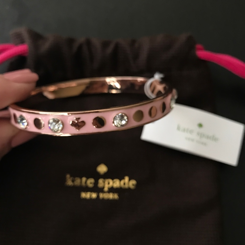 NWT Kate Spade pink bangle