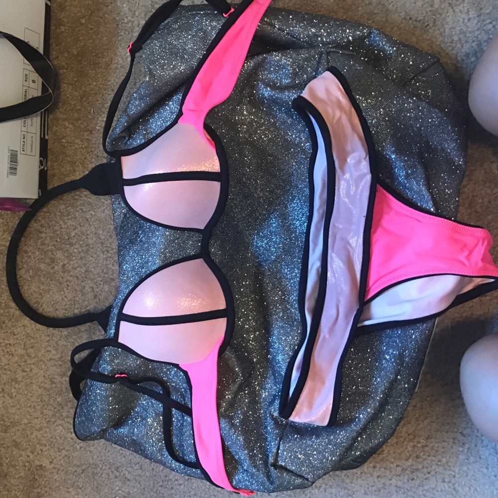 Victoria secret bathing suit 2 bottoms