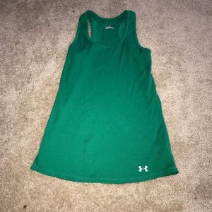 Green under armour tank