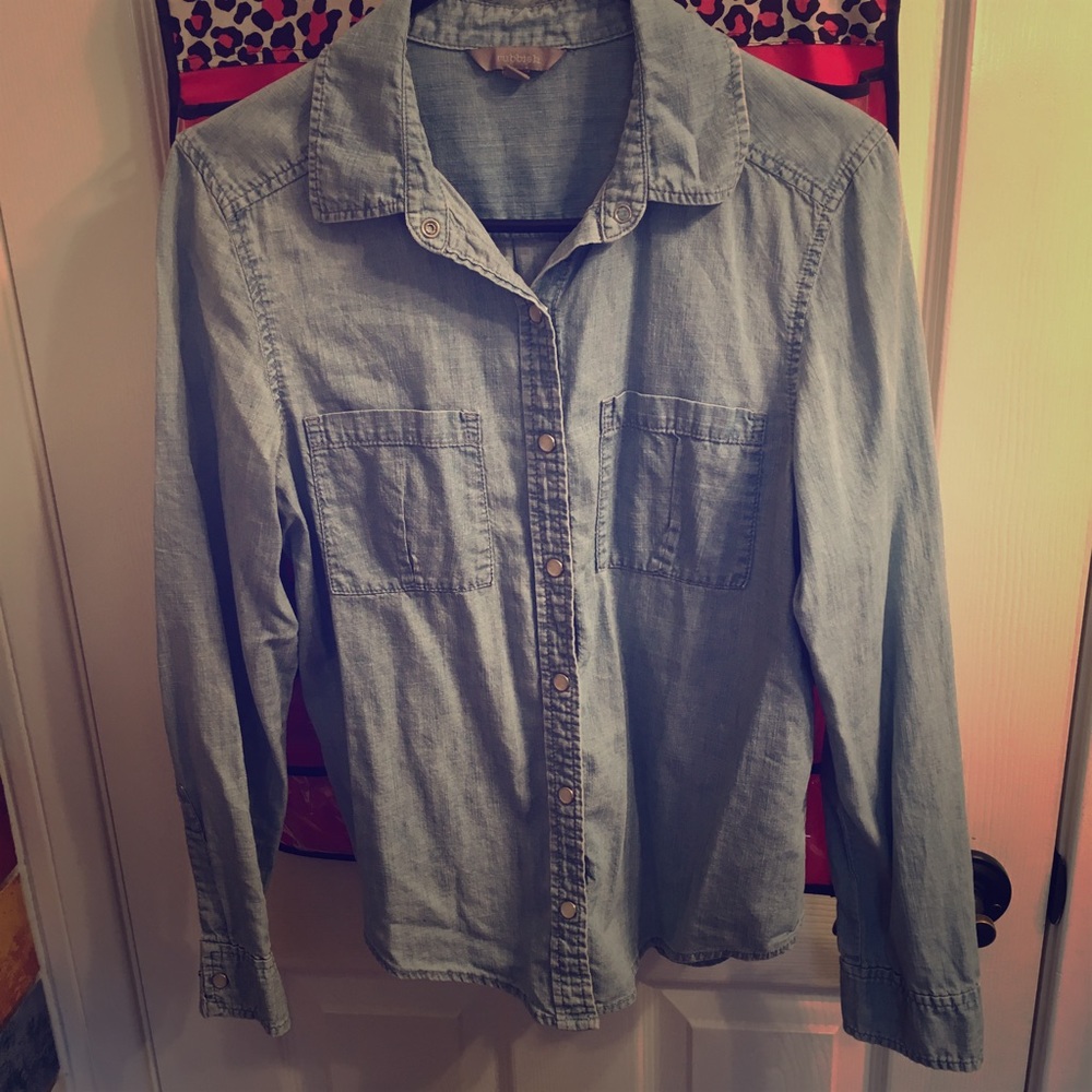 Jean button up