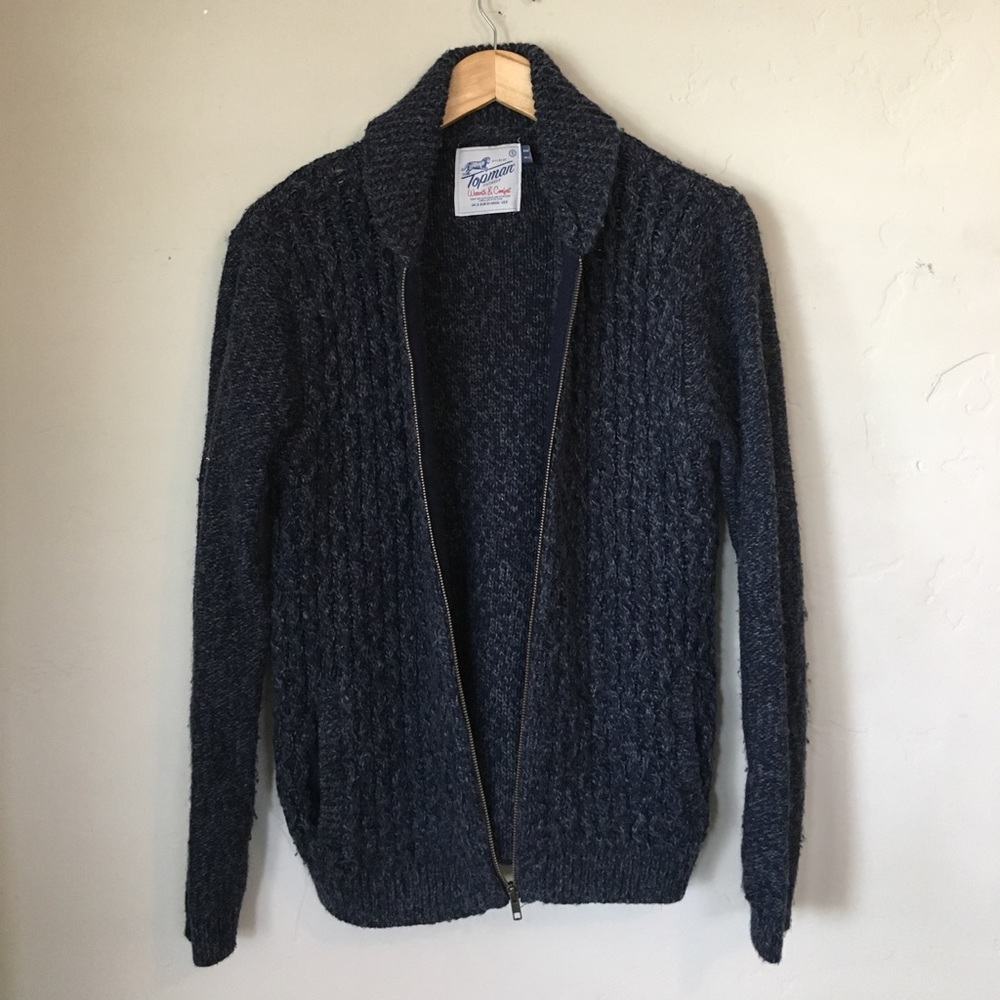 Topman Zip Cardigan