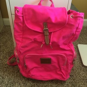 Hot pink VS school bag!