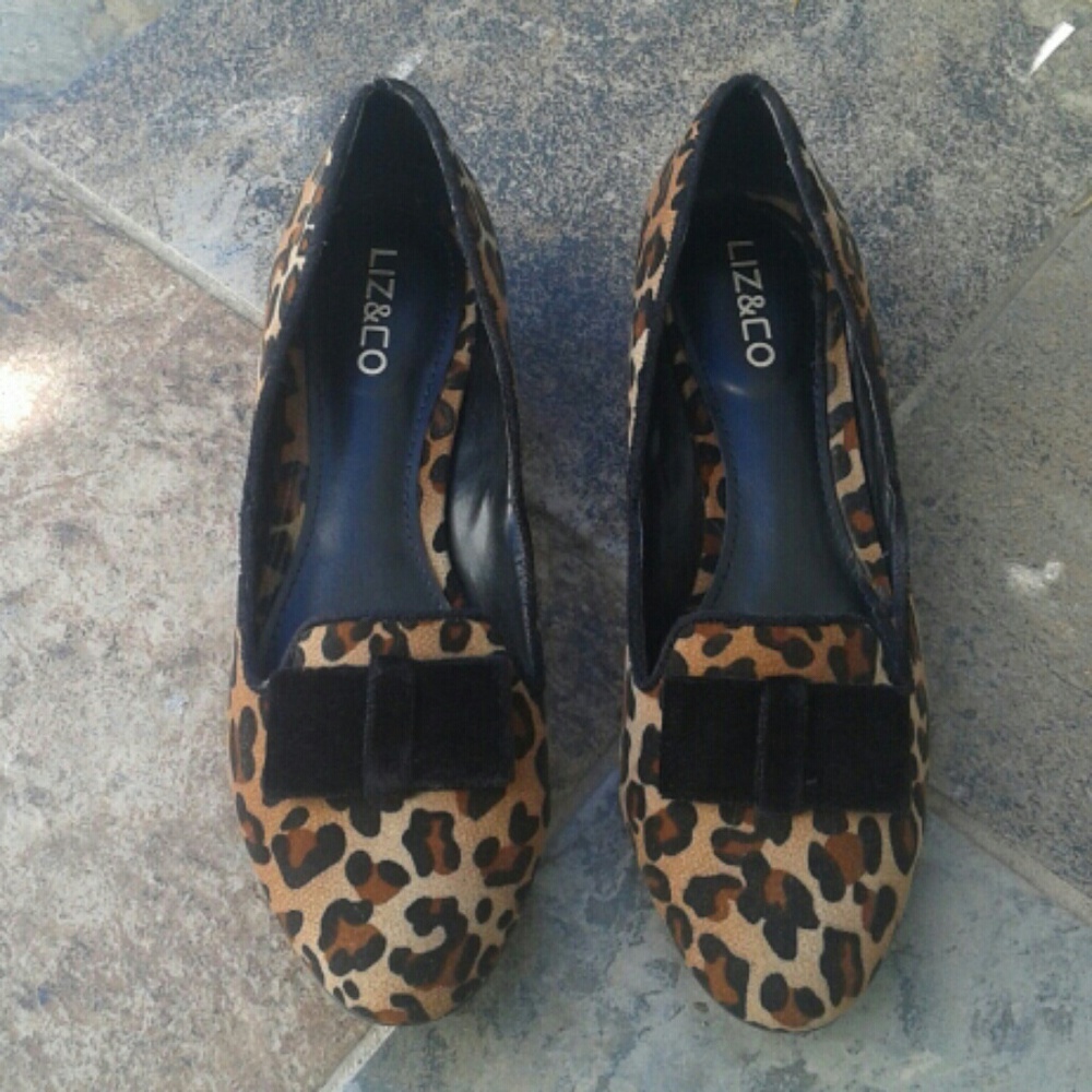 Liz Claiborne Animal Print Shoes Size 7 1/2